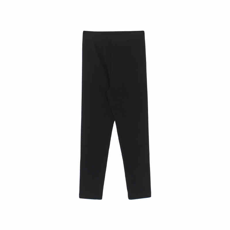 Girls Solid Color High-elastic Leggings With Big Ears