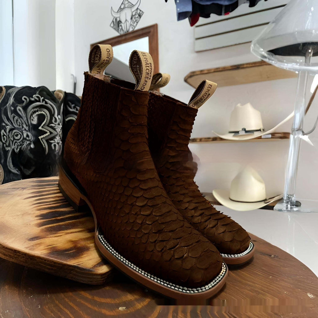 European And American Retro Men's Ankle Boots