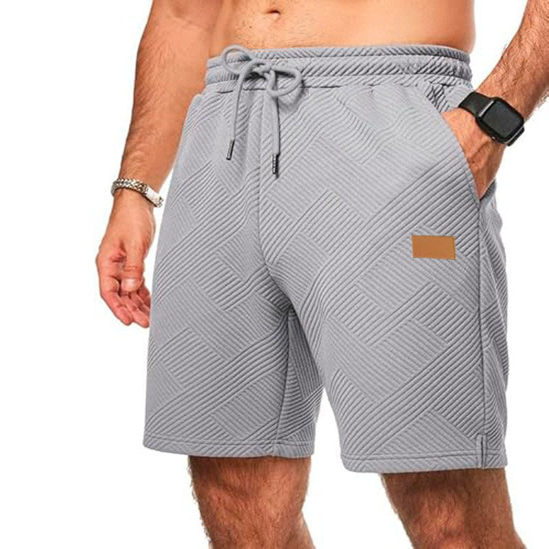 Casual Elastic Waist Drawstring Beach Vacation Shorts