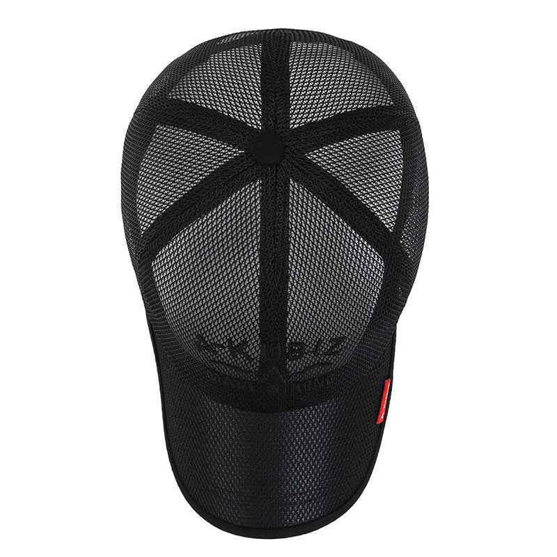 Summer Men's Mesh Breathable Baseball Cap Casual Sun-proof