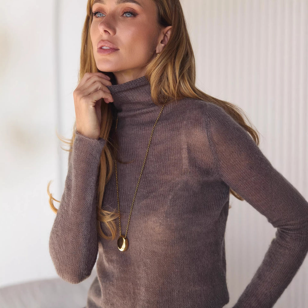 Womens Hollow-Out Sweater In European And American Instagram Style Soft