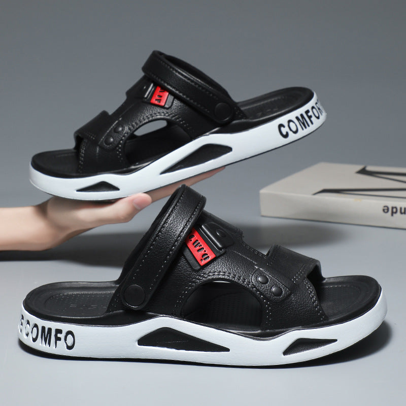 Men's Outerwear Non-slip Platform Beach Slippers