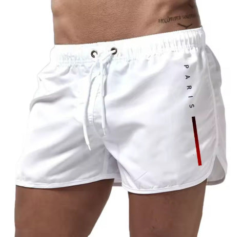 Men's Multi-color Loose Printed Running Beach Shorts