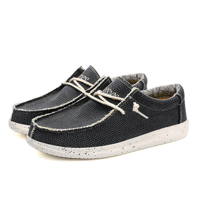 Men's Shoes Casual Single Shoes New Flat Shoes Breathable Lazy