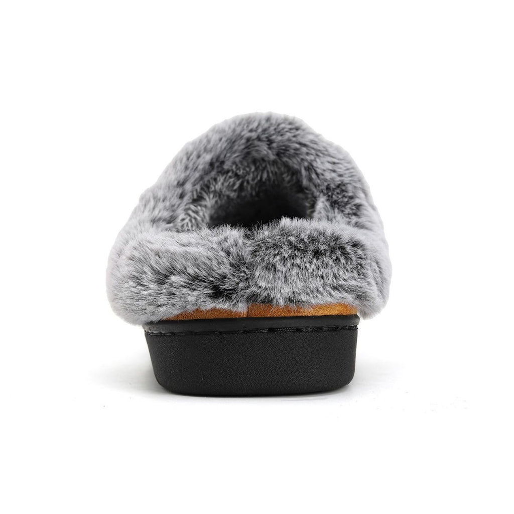 Men's Faded-Edge Mark Shoes WarmIndoor-Outdoor Fleece-LinedNon-Slip Thickened Cotton Slippers