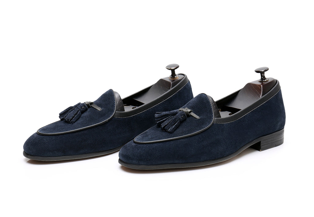 British-style Genuine Leather Business-casual Shoes For Men, Instagram-worthy Suede