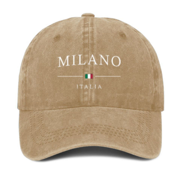 Printed Baseball Cap Vintage Casual Sun-proof Hot Soft Top Fashion